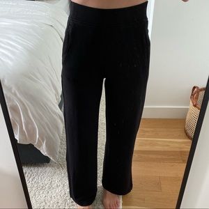 Cozy wide leg lounge pants